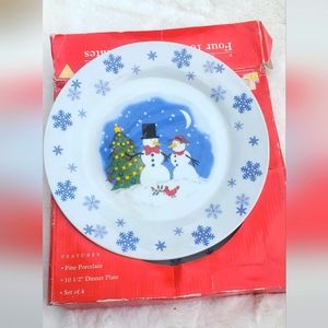 Snowman 4 plates